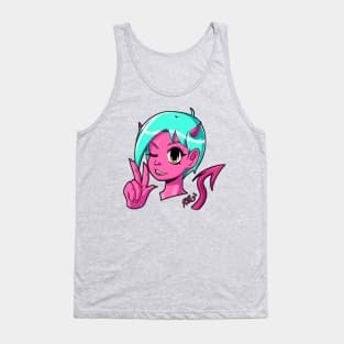 demon gal peace Tank Top